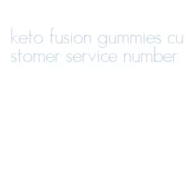 keto fusion gummies customer service number