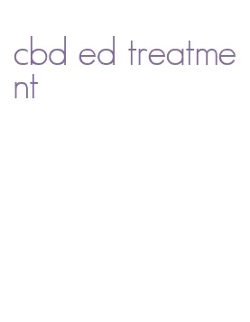 cbd ed treatment