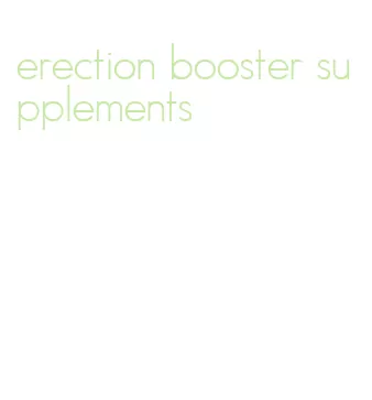 erection booster supplements