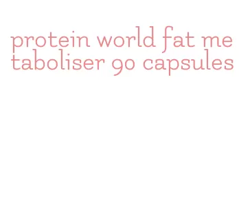 protein world fat metaboliser 90 capsules