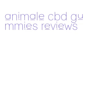 animale cbd gummies reviews