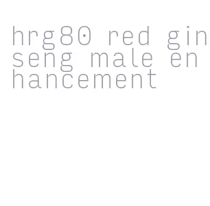 hrg80 red ginseng male enhancement