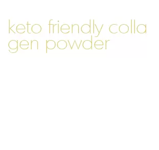 keto friendly collagen powder