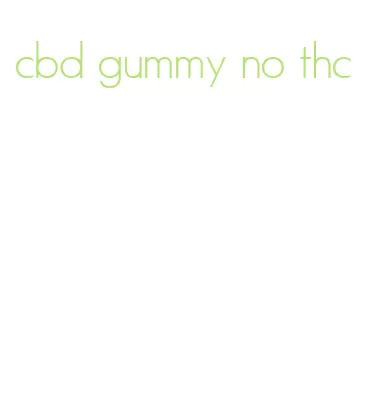 cbd gummy no thc