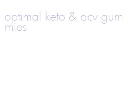 optimal keto & acv gummies