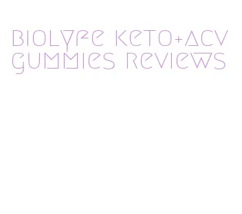 biolyfe keto+acv gummies reviews