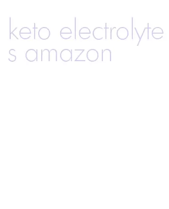 keto electrolytes amazon