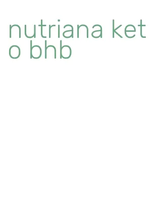 nutriana keto bhb