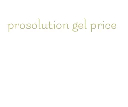 prosolution gel price