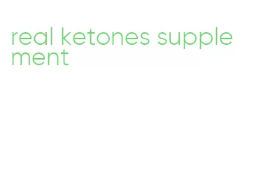 real ketones supplement