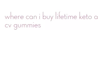 where can i buy lifetime keto acv gummies