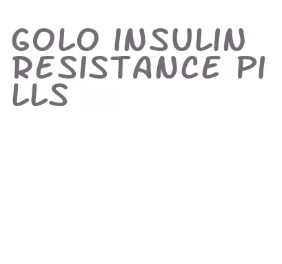 golo insulin resistance pills