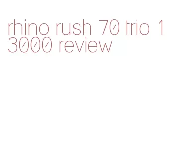 Rhino Rush 70 Trio 13000 Review • ﻿Cyclamed