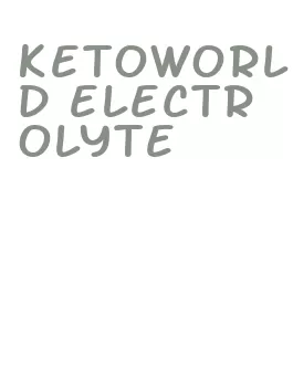 ketoworld electrolyte