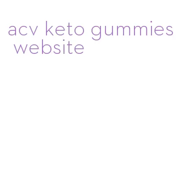 acv keto gummies website