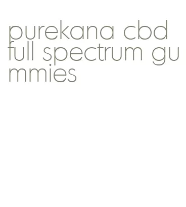 purekana cbd full spectrum gummies