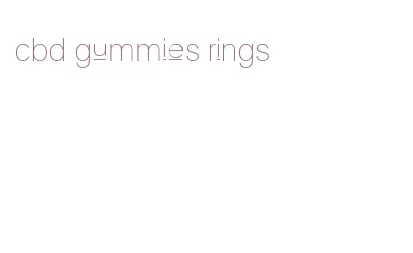 cbd gummies rings