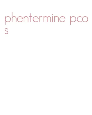 phentermine pcos