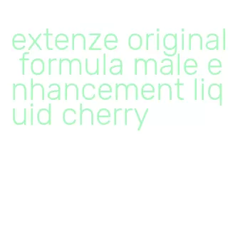 extenze original formula male enhancement liquid cherry