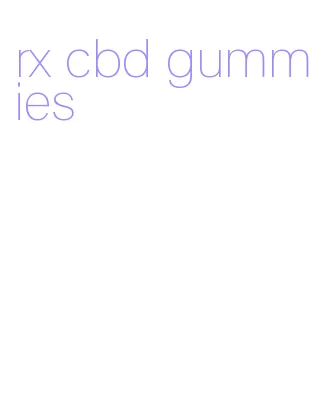 rx cbd gummies