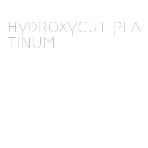 hydroxycut platinum