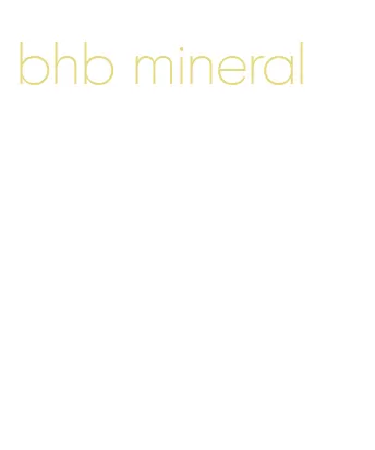 bhb mineral