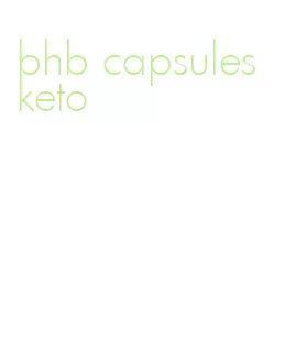 bhb capsules keto