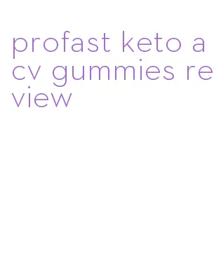 profast keto acv gummies review