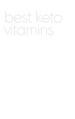 best keto vitamins