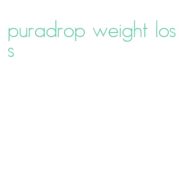 puradrop weight loss