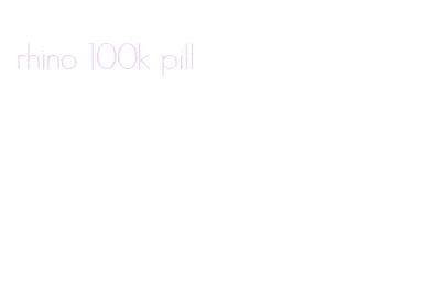 rhino 100k pill