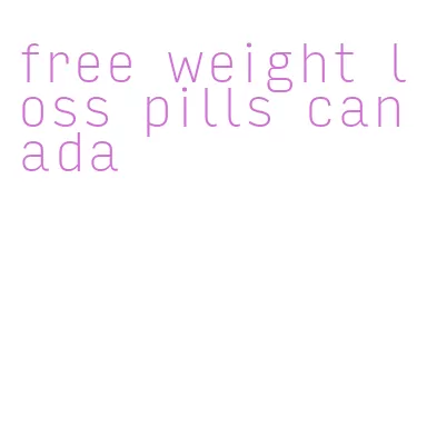 free weight loss pills canada