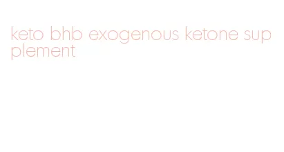 keto bhb exogenous ketone supplement