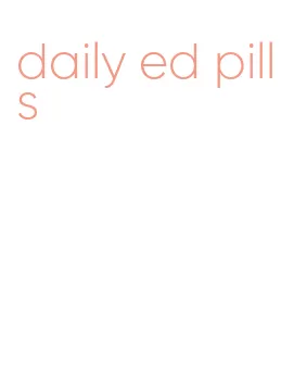 daily ed pills