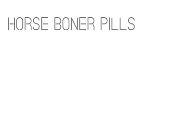 horse boner pills