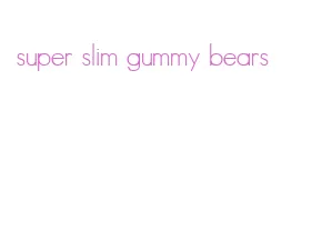 super slim gummy bears