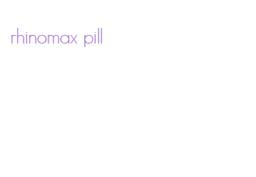 rhinomax pill