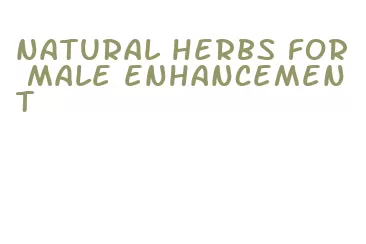 natural herbs for male enhancement