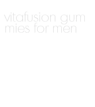 vitafusion gummies for men