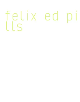 felix ed pills