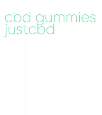 cbd gummies justcbd