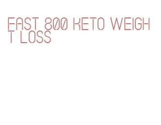 fast 800 keto weight loss