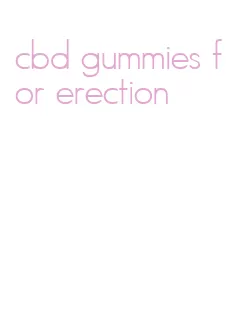 cbd gummies for erection