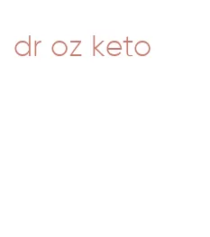 dr oz keto