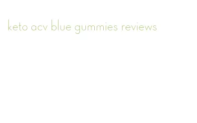 keto acv blue gummies reviews