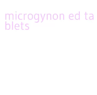 microgynon ed tablets