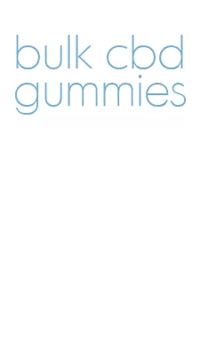 bulk cbd gummies