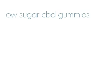 low sugar cbd gummies