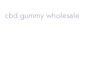 cbd gummy wholesale