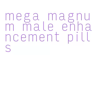 mega magnum male enhancement pills